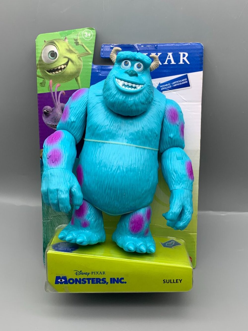 2019 NEW Disney Pixar Monsters Inc. SULLEY Poseable Figure in Package